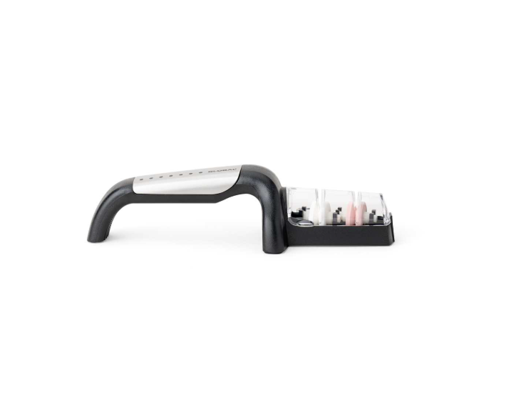 Global Knife & Sharpener Set 2-Piece Starter Set (G2, G91SB Sharpener) Global by Kitchen Niche