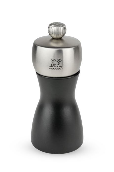 Peugeot Fidji Black Matte 12cm Pepper Mill by Kitchen Niche