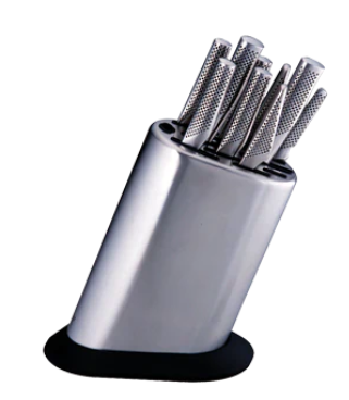 Global Knife Block For 11 Knives Stainless Steel Global by Kitchen Niche