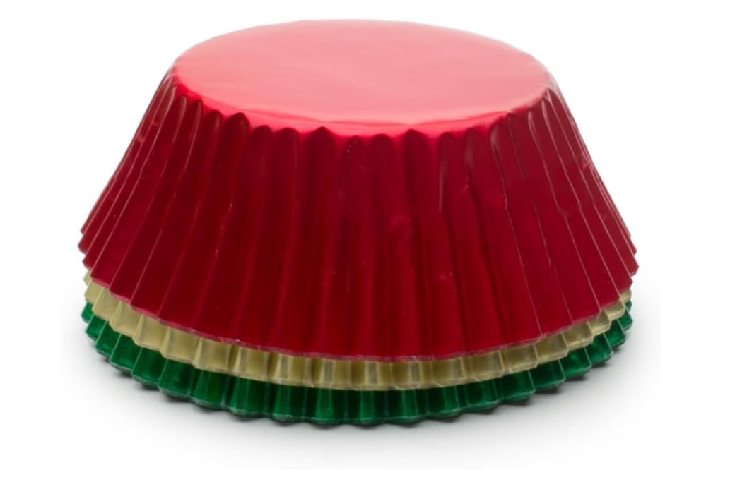 Fox Run Christmas Foil Baking Cup Set of 45