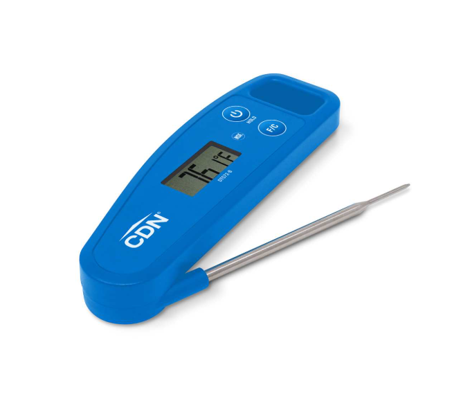 CDN Folding Digital Thermometer - Blue