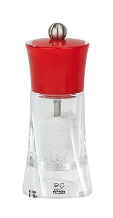 Peugeot Molene Red 14cm Salt Mill by Kitchen Niche