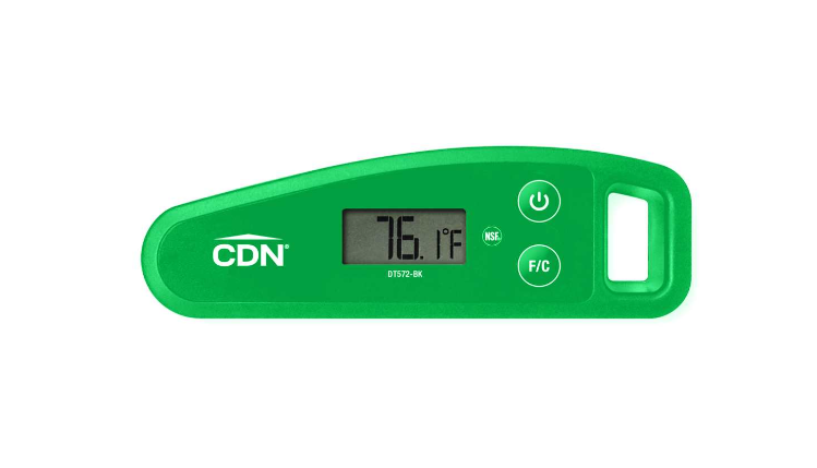 CDN Folding Digital Thermometer - Green