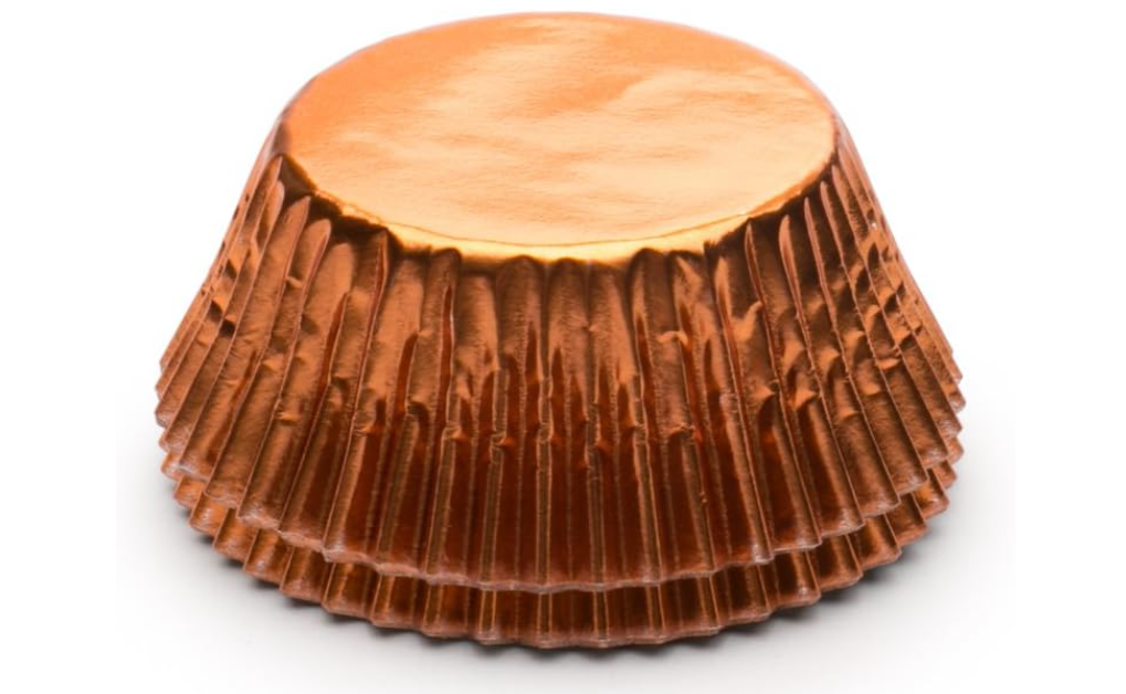 Fox Run Orange Foil Baking Cup Set of 32