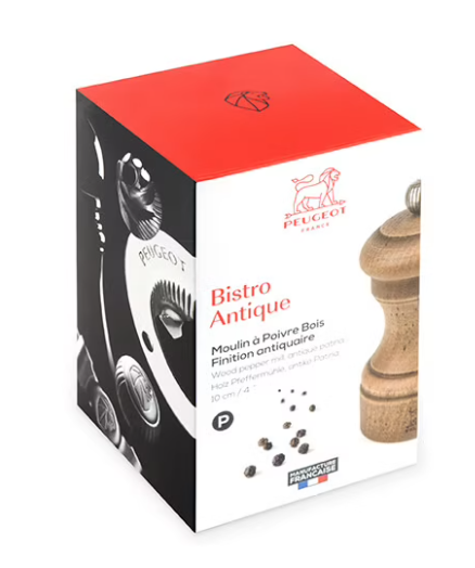 Peugeot Bistro Antique 10cm Pepper Mill by Kitchen Niche