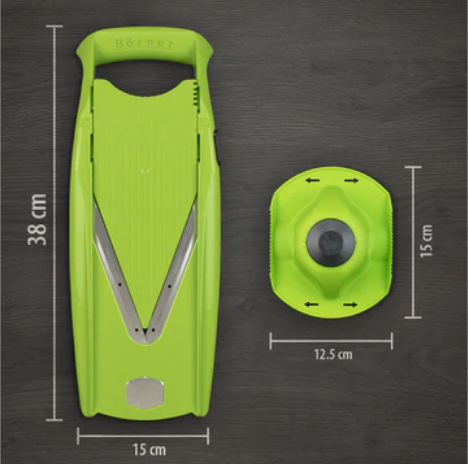 Swissmar Borner V-Power V-Slicer Mandoline Slicer – Green by Kitchen Niche