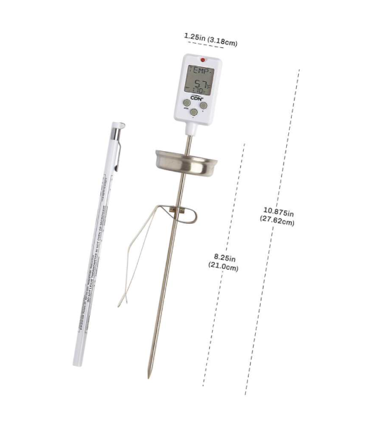 CDN Digital Candy Thermometer - White
