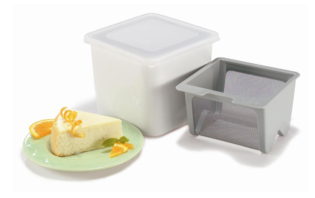 Donvier Yogurt Cheese Maker – White Donvier by Kitchen Niche