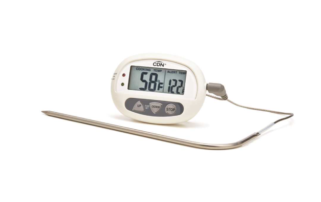 CDN Dual Probe Thermometer Timer - White