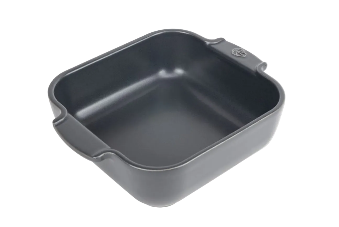 Peugeot Ceramic Baking Dish – Square – Slate – 21 cm