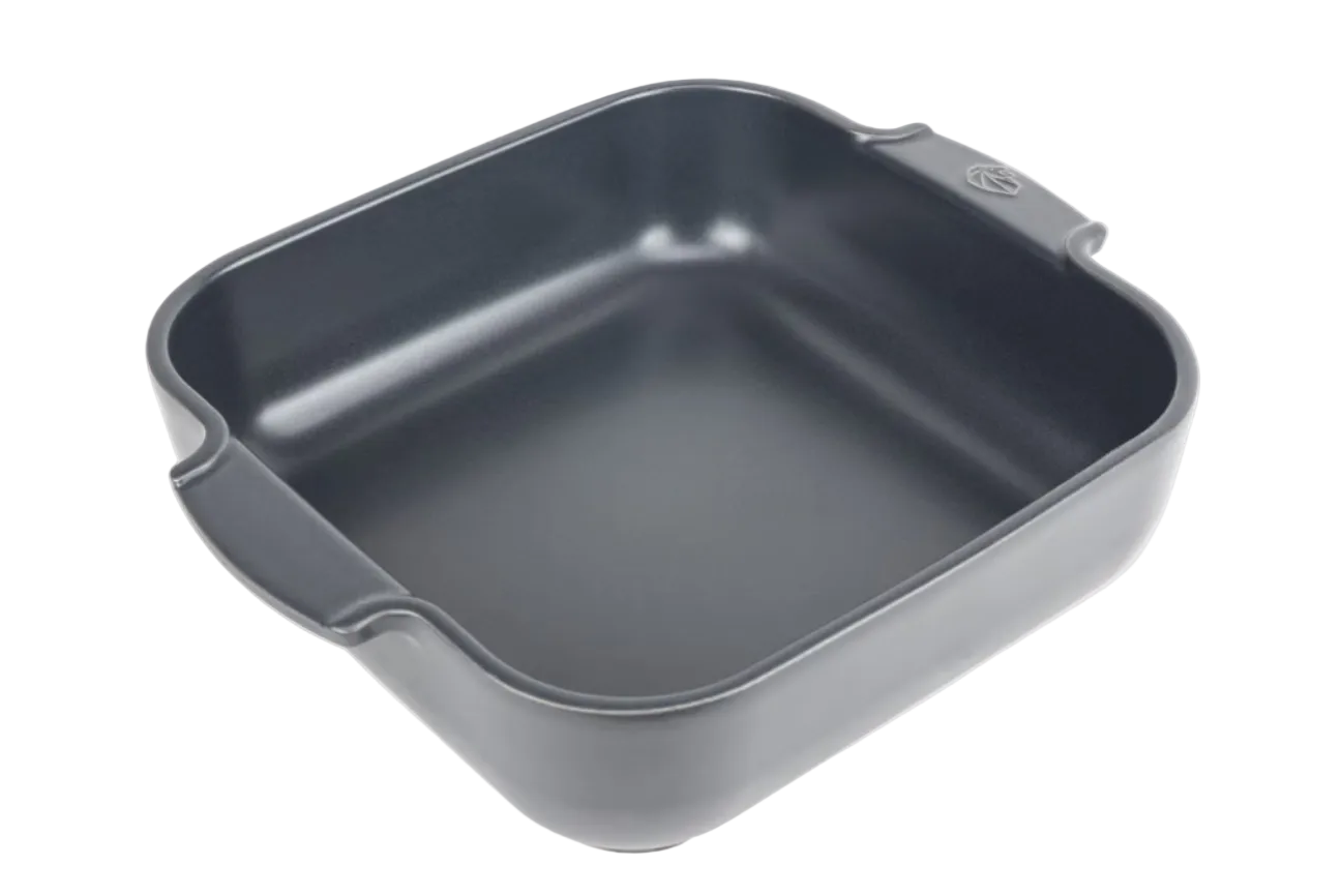 Peugeot Ceramic Baking Dish – Square – Slate – 28 cm