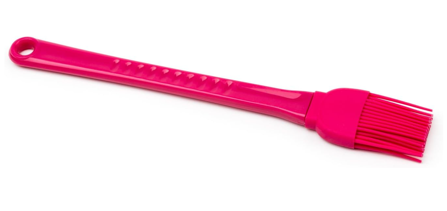 Fox Run Raspberry Silicone Pastry Brush