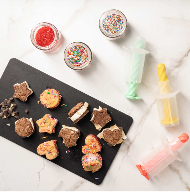 Cuisipro Mini Ice-Cream Sandwich Maker – Set of 3 (5.8" / 14.5 cm) Cuisipro by Kitchen Niche