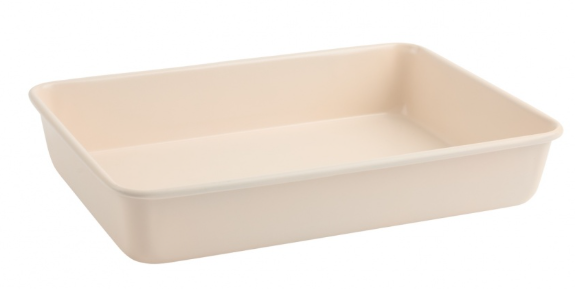Trudeau Resistall Oblong Cake Pan – 9" x 13" – Metal – 0.8 mm Trudeau by Kitchen Niche