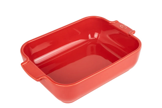 Peugeot Ceramic Baking Dish – Rectangular – Red – 25 cm