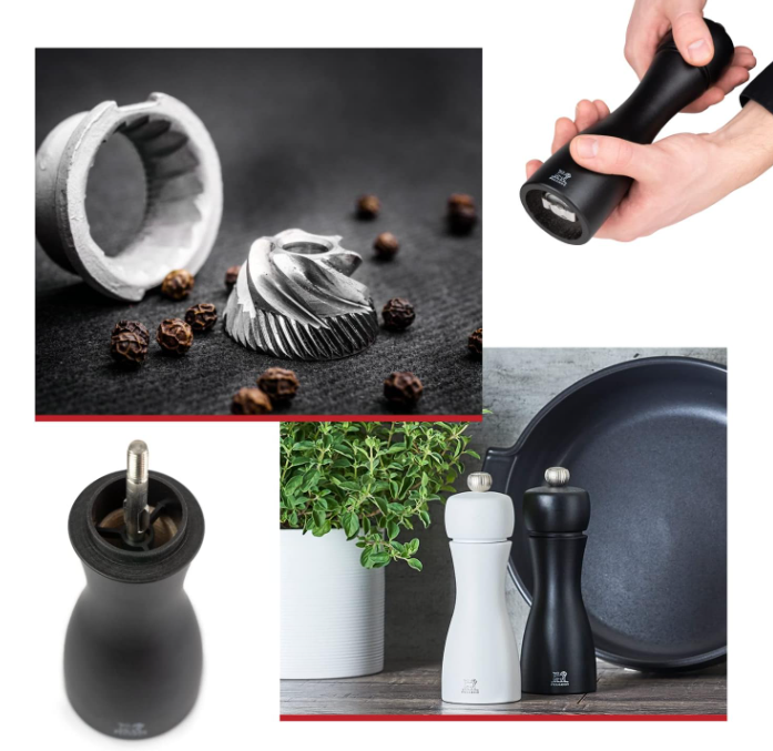 Peugeot Tahiti Black 20cm Pepper Mill by Kitchen Niche