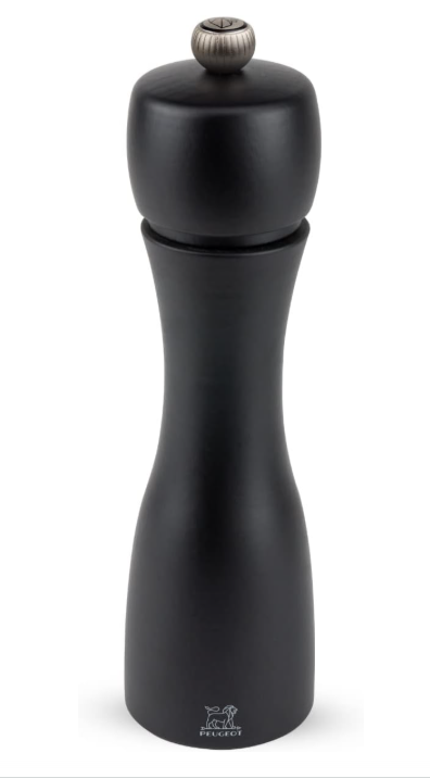 Peugeot Tahiti Black 20cm Pepper Mill by Kitchen Niche