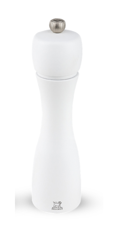 Peugeot Tahiti White 20cm Salt Mill by Kitchen Niche