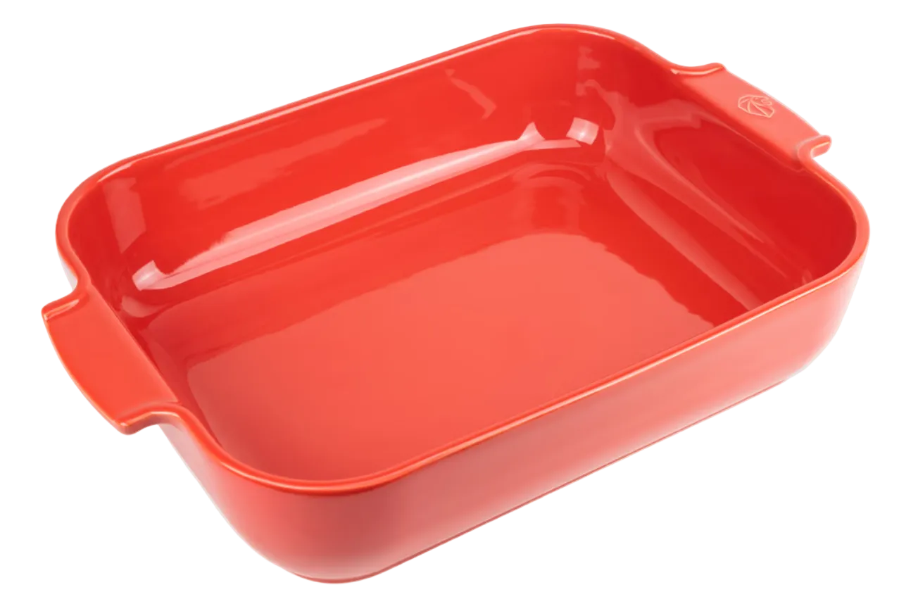 Peugeot Ceramic Baking Dish – Rectangular – Red – 40 cm