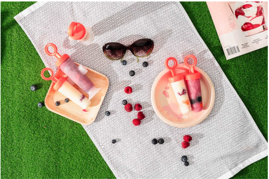 Cuisipro Snap-Fit Circle Pop Mold – Set of 6 (2.9 oz / 85 ml) – Coral Cuisipro by Kitchen Niche