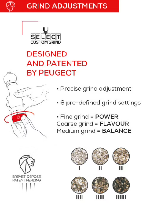 Peugeot Paris u'Select Chocolate 40cm Salt Mill by Kitchen Niche