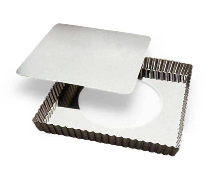 Gobel Fluted Square Tart Mold – 9&quot; x 9&quot; x 1&quot; / 23 x 2.5 cm