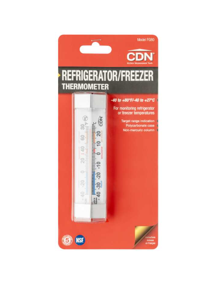 CDN ProAccurate Fridge Freezer Thermometer