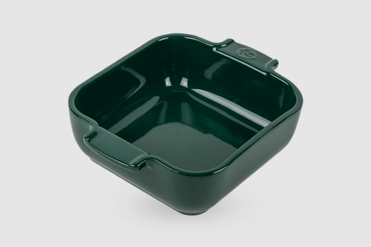 Peugeot Ceramic Baking Dish – Square – Forest Green – 36 cm