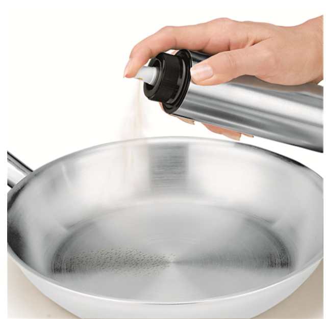 Cuisipro Spray Pump Short – 2x (2" x 7.6" / 5 x 19 cm) – 8 oz / 237 ml – Stainless Steel Cuisipro by Kitchen Niche