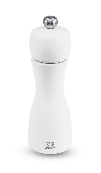 Peugeot Tahiti White 15cm Salt Mill by Kitchen Niche