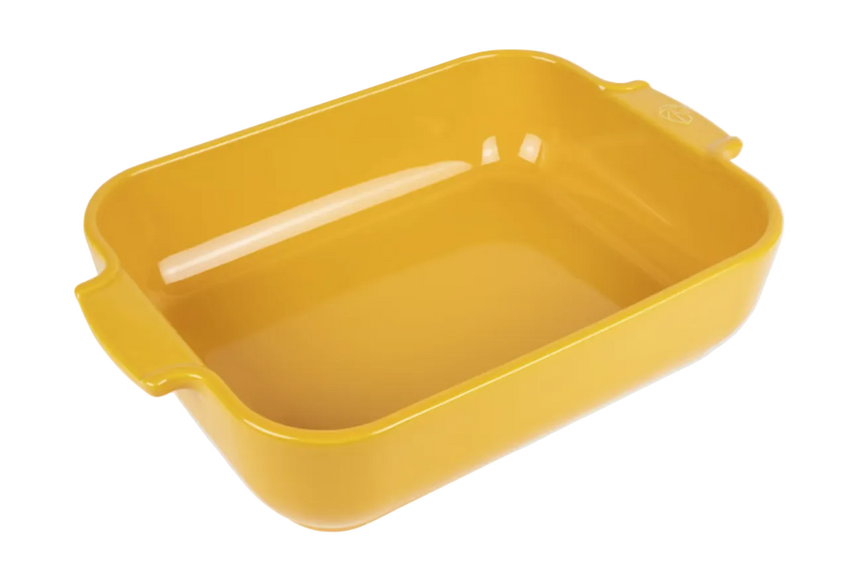 Peugeot Ceramic Baking Dish – Rectangular – Saffron Yellow – 32 cm