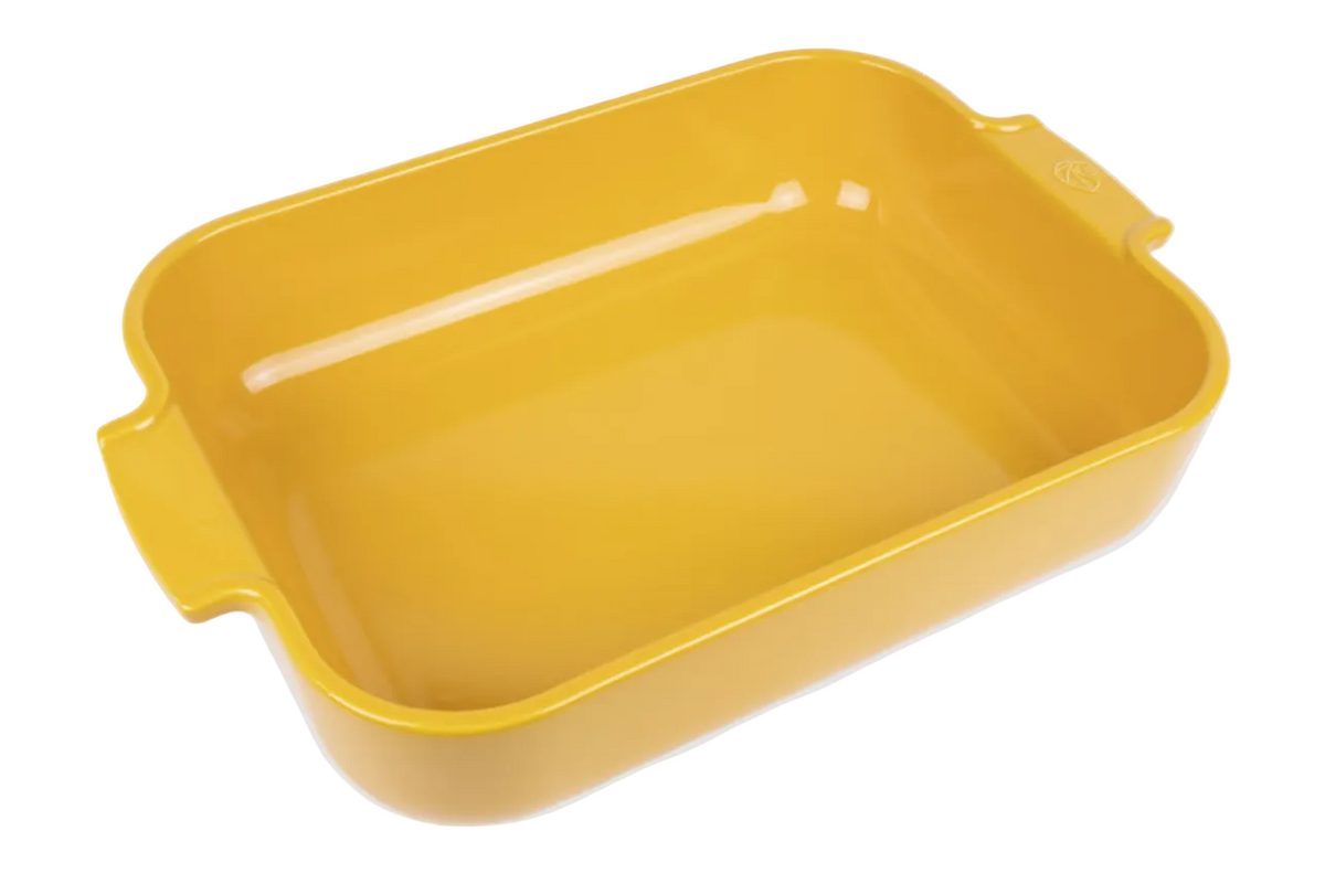 Peugeot Ceramic Baking Dish – Rectangular – Saffron Yellow – 36 cm