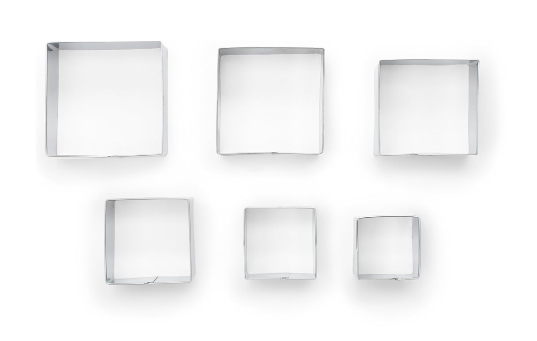 Fox Run Square Cookie Cutter Set