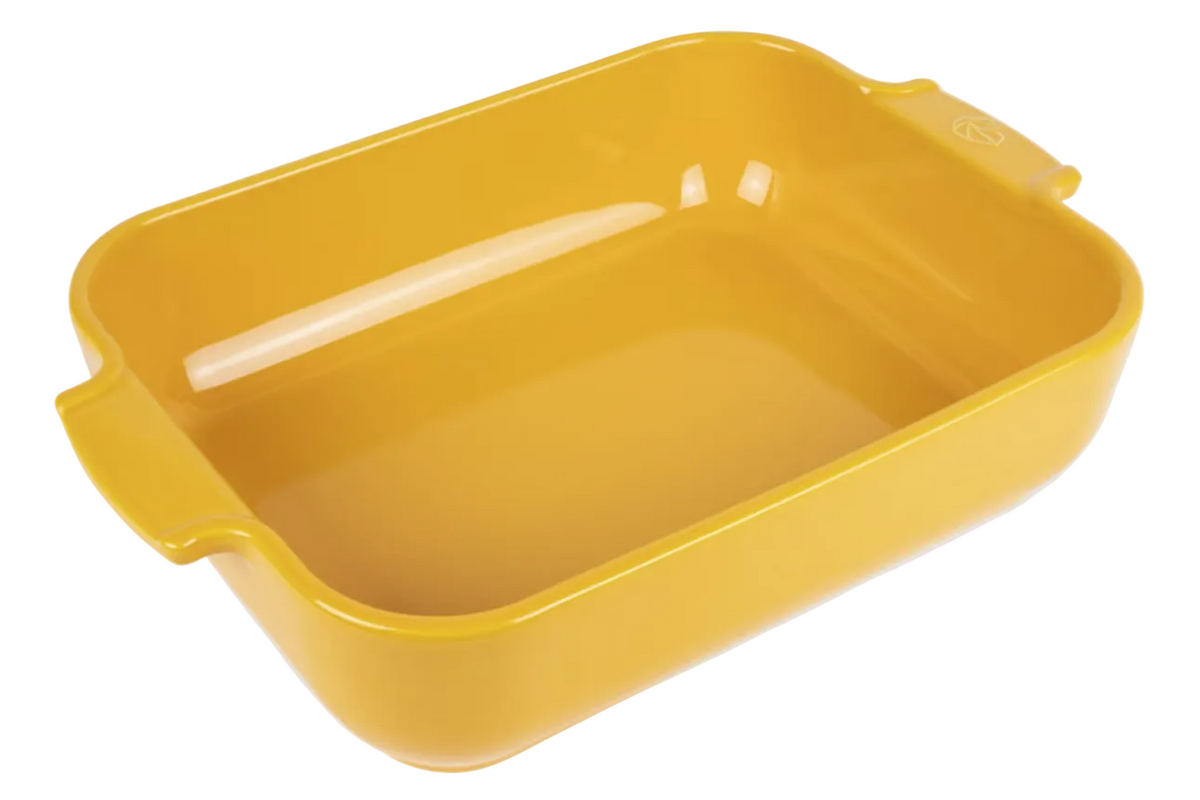 Peugeot Ceramic Baking Dish – Rectangular – Saffron Yellow – 40 cm