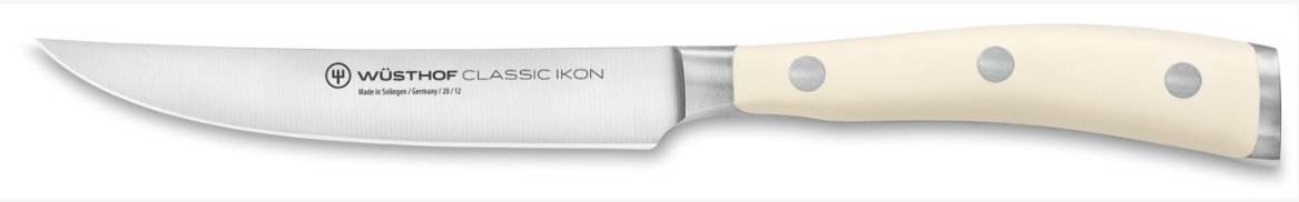 Wüsthof Classic Ikon Crème Steak Knife – 4.5" Wusthof by Kitchen Niche