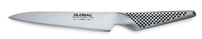 Global Knife Set 5-Piece with Magnetic Rail by Kitchen Niche