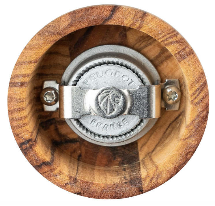 Peugeot Fidji Olive Wood 20cm Salt Mill by Kitchen Niche