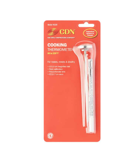 CDN InstaRead Dial Cooking Thermometer