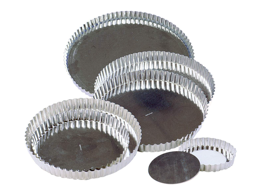 Gobel Fluted Round Quiche Mold – 4.7" x 0.8" / 12 x 2 cm