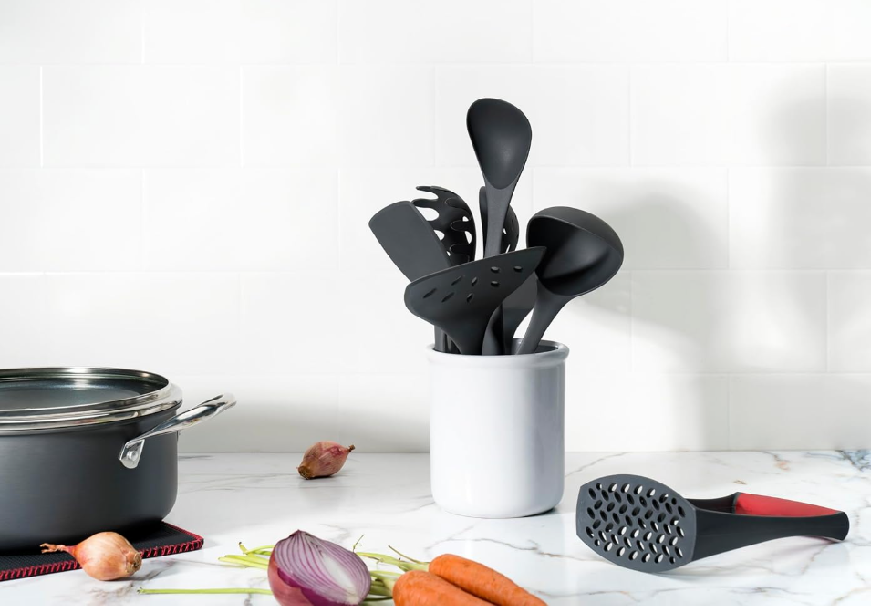 Cuisipro Fiberglass Basting Spoon – 11.75" / 29.8 cm – Black Cuisipro by Kitchen Niche