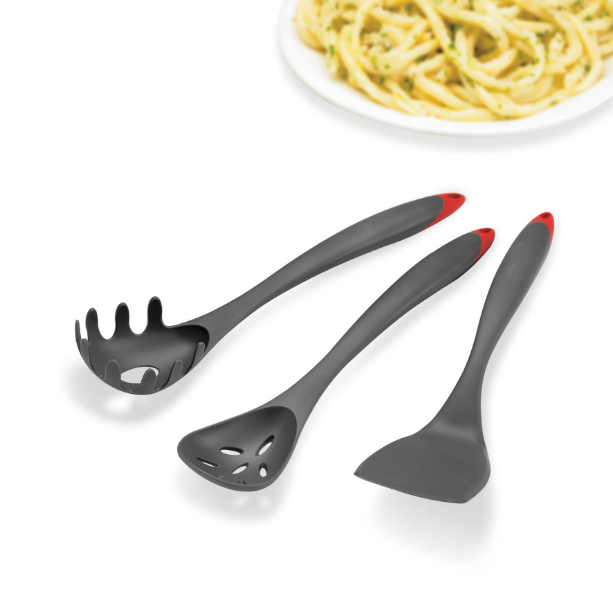 Cuisipro Fiberglass Slotted Spoon – 11.75" / 29.8 cm – Black Cuisipro by Kitchen Niche