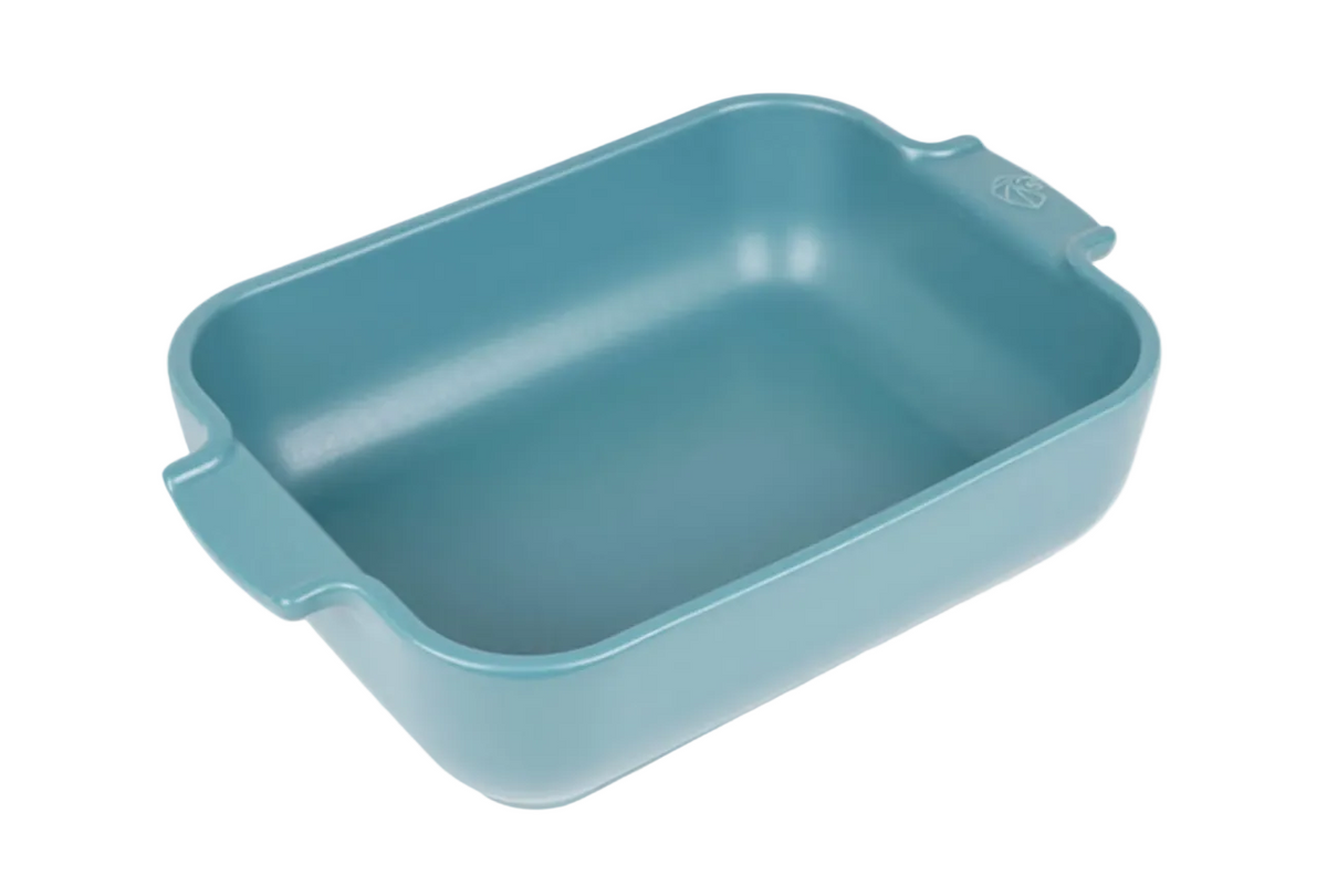 Peugeot Appolia Ceramic Baking Dish – Rectangular, Celestial Blue – 25 cm