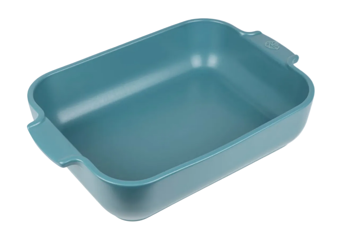 Peugeot Appolia Ceramic Baking Dish – Rectangular, Celestial Blue – 32 cm