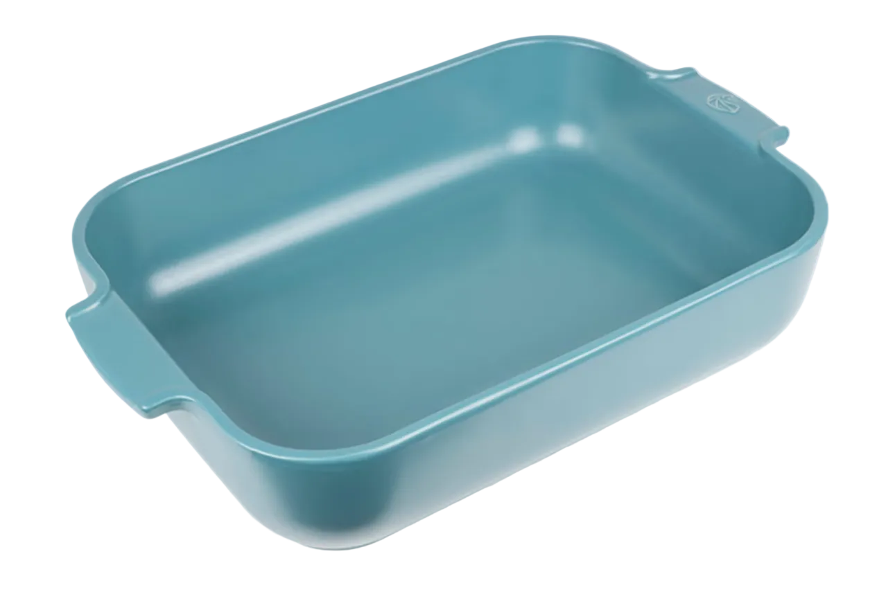 Peugeot Appolia Ceramic Baking Dish – Rectangular, Celestial Blue – 36 cm
