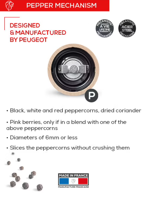 Peugeot Madras u'Select Chocolate 21cm Pepper Mill by Kitchen Niche