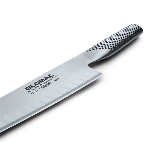 Global Cook's Knife Fluted 20cm / 8" Global by Kitchen Niche