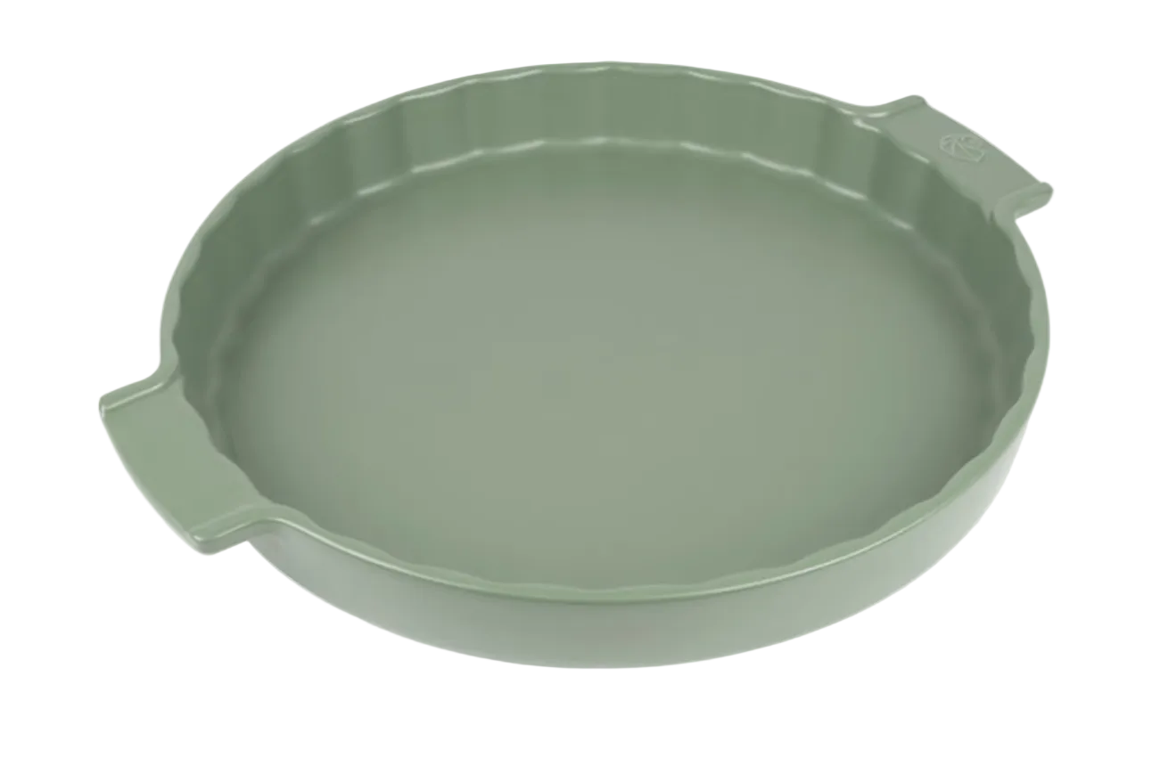 Peugeot Appolia Ceramic Tart Dish – Fern Green – 30 cm