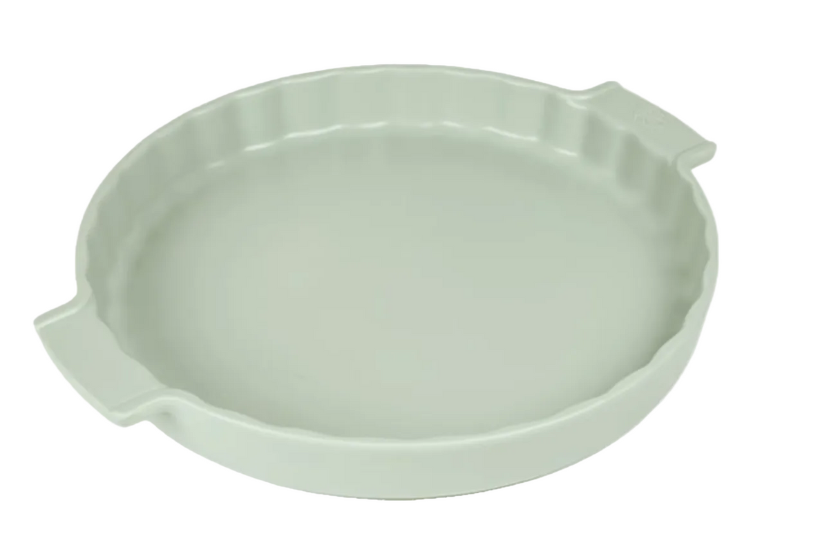 Peugeot Appolia Ceramic Tart Dish – Sage Green – 30 cm