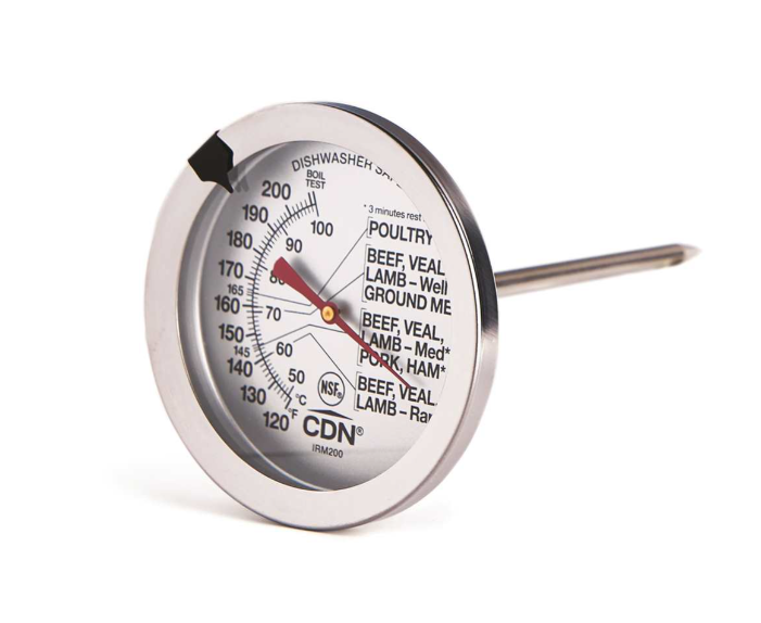 CDN Ovenproof Meat Poultry Thermometer - Silver