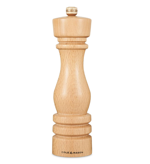 Cole & Mason The London Collection Pepper Mill – Natural Beech – 8.5" / 22 cm by Kitchen Niche
